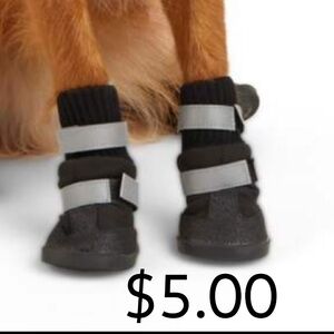 Dog Boots all weather fleece lining - Small NWT